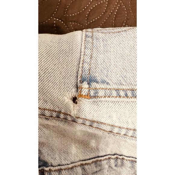 Vintage Levis 550 Orange Tab Jeans Mens 34X32 Relaxed Fit Denim 90s Light Wash - Picture 15 of 16